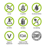 NATURELO textura de polvo vegetal que ilustra origen de alimentos integrales