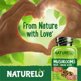 NATURELO cápsulas junto a desayuno representando integración en rutina diaria