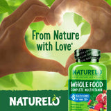 NATURELO cápsulas en mano para comparar tamaño y comodidad al tomar