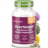 Naturenetics LiverSmart frente del envase mostrando el diseño y cantidad