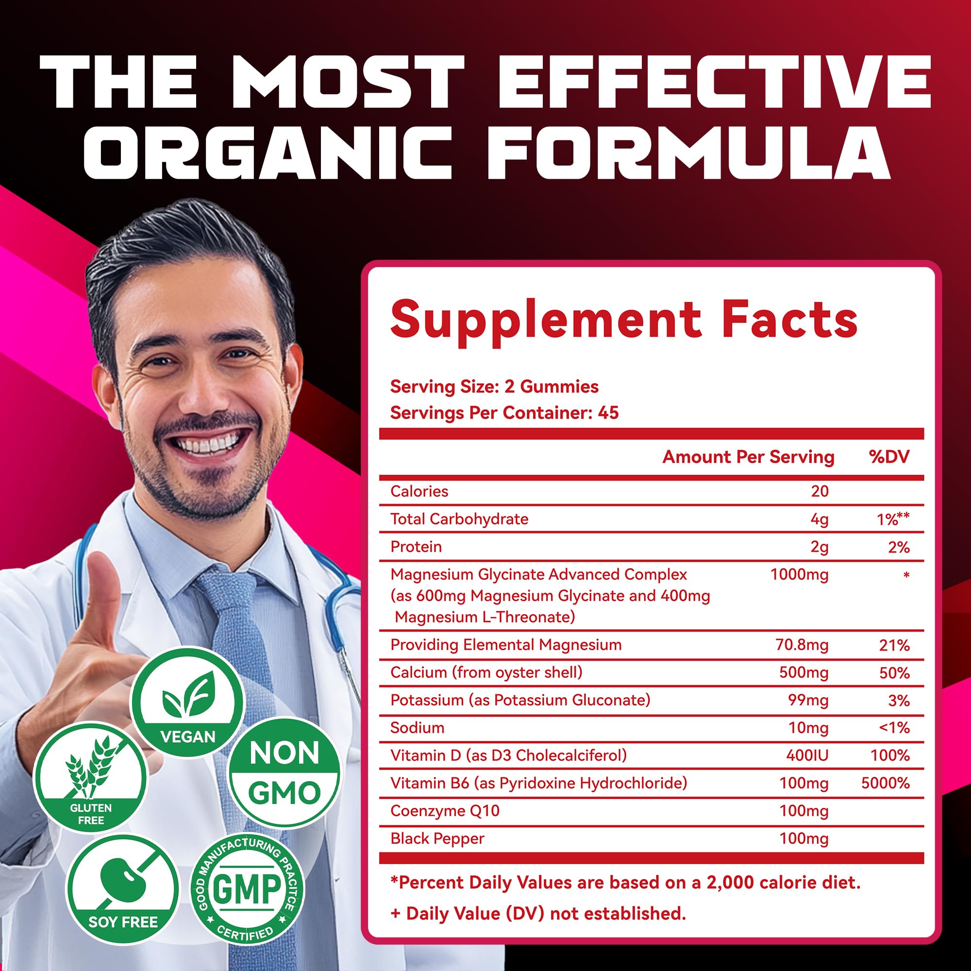 Natures Aid detalle de la etiqueta con ingredientes y vitaminas para confianza del comprador