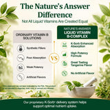 Nature's Answer empaque y logotipo subrayando calidad y tradición de la marca