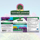 Nature's Answer detalle de cápsula vegetal que muestra forma y calidad
