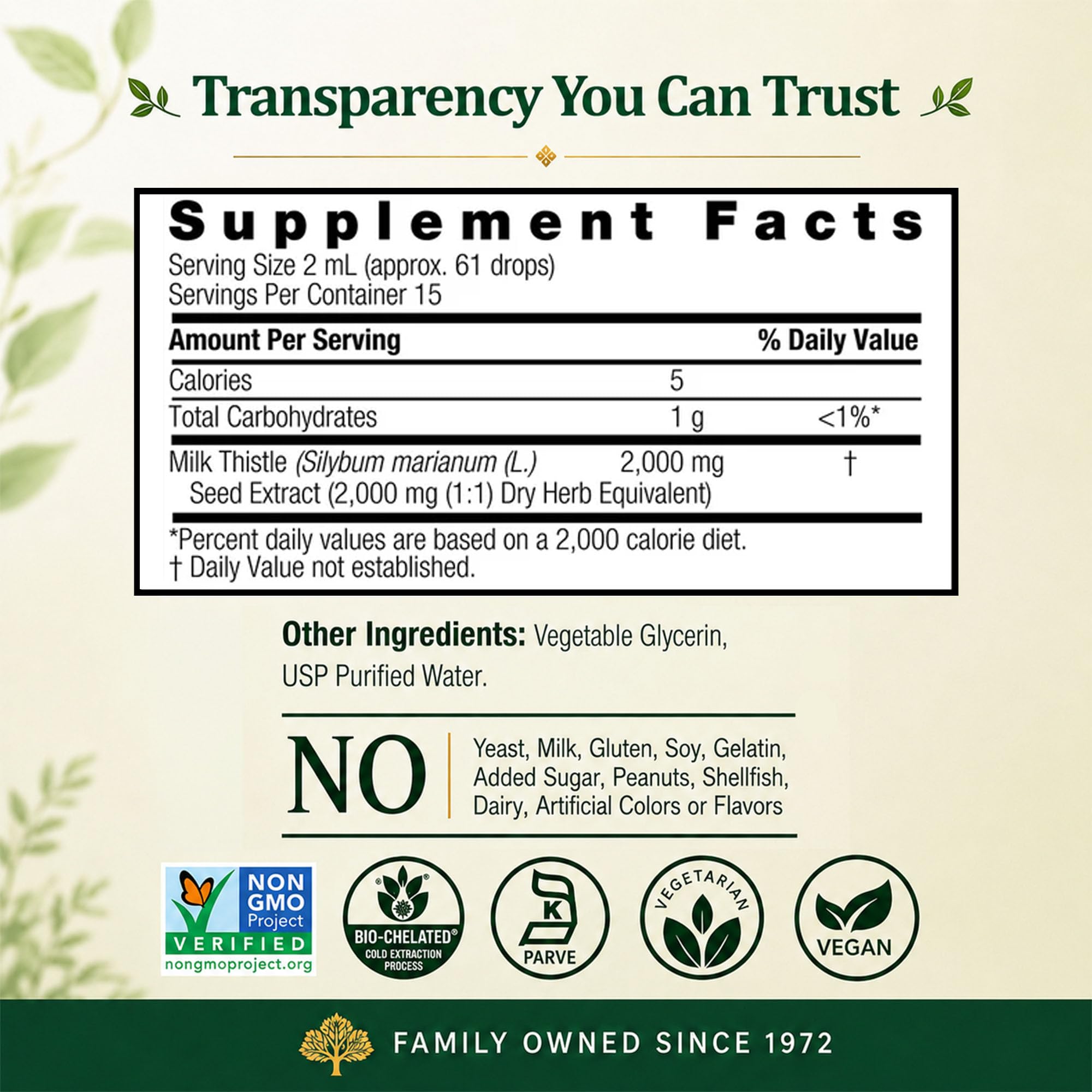 Nature's Answer uso del extracto en un vaso para mezcla rápida y absorción