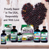 Nature's Answer etiqueta con información de concentración y ingredientes