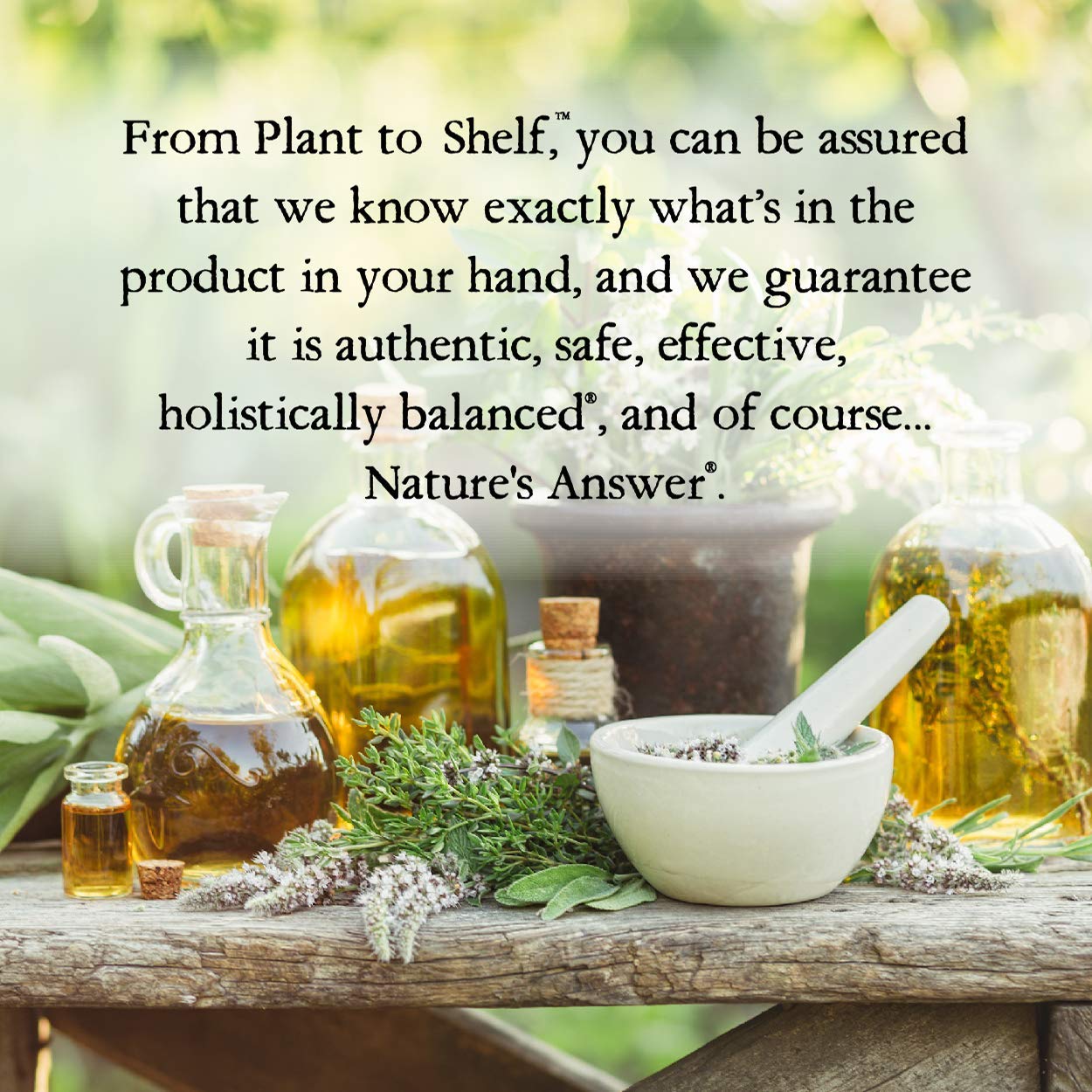 Nature's Answer producto en ambiente relajante junto a cama para apoyo descanso