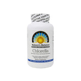 Nature's Balance envase frontal de chlorella mostrando 180 cápsulas y beneficios
