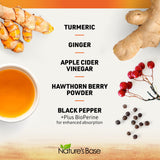 Nature's Base envase abierto con cápsulas listas para consumo conveniente