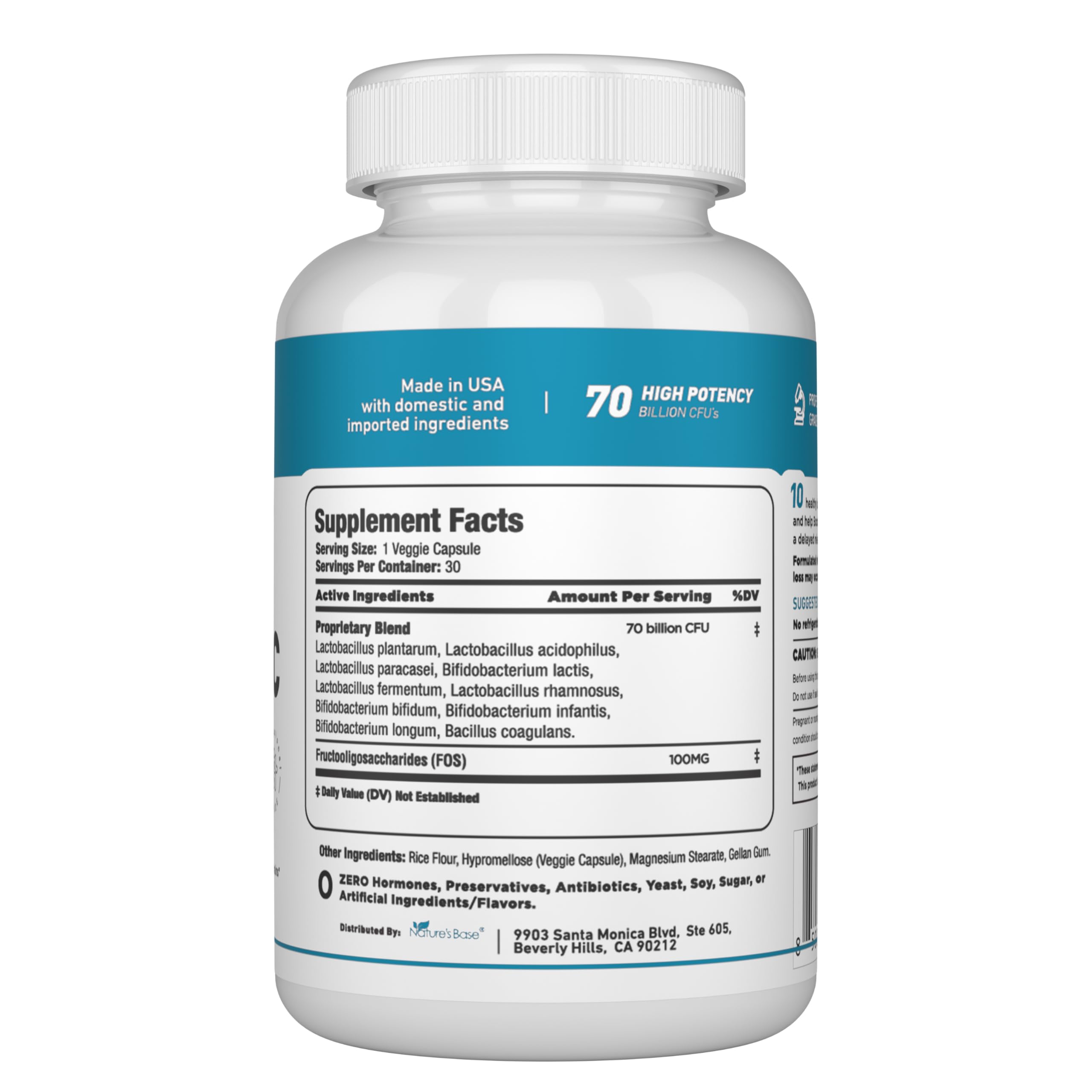 Nature's Base en contexto de estilo de vida saludable y bienestar intestinal