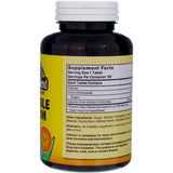 Nature's Blend etiqueta nutricional legible para conocer contenido de calcio