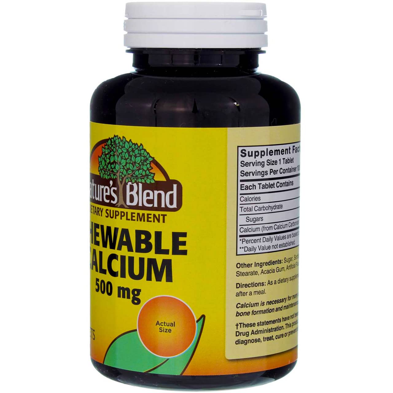 Nature's Blend tabletas junto a desayuno resaltando uso cotidiano