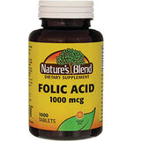 Nature's Blend envase frontal mostrando 1000 tabletas y beneficios de suministro prolongado