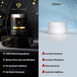 Nature's Blessing envase sobre fondo natural que sugiere ingredientes puros