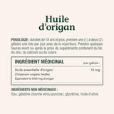 Nature's Bounty etiqueta nutricional enfocada para ver dosis y componentes
