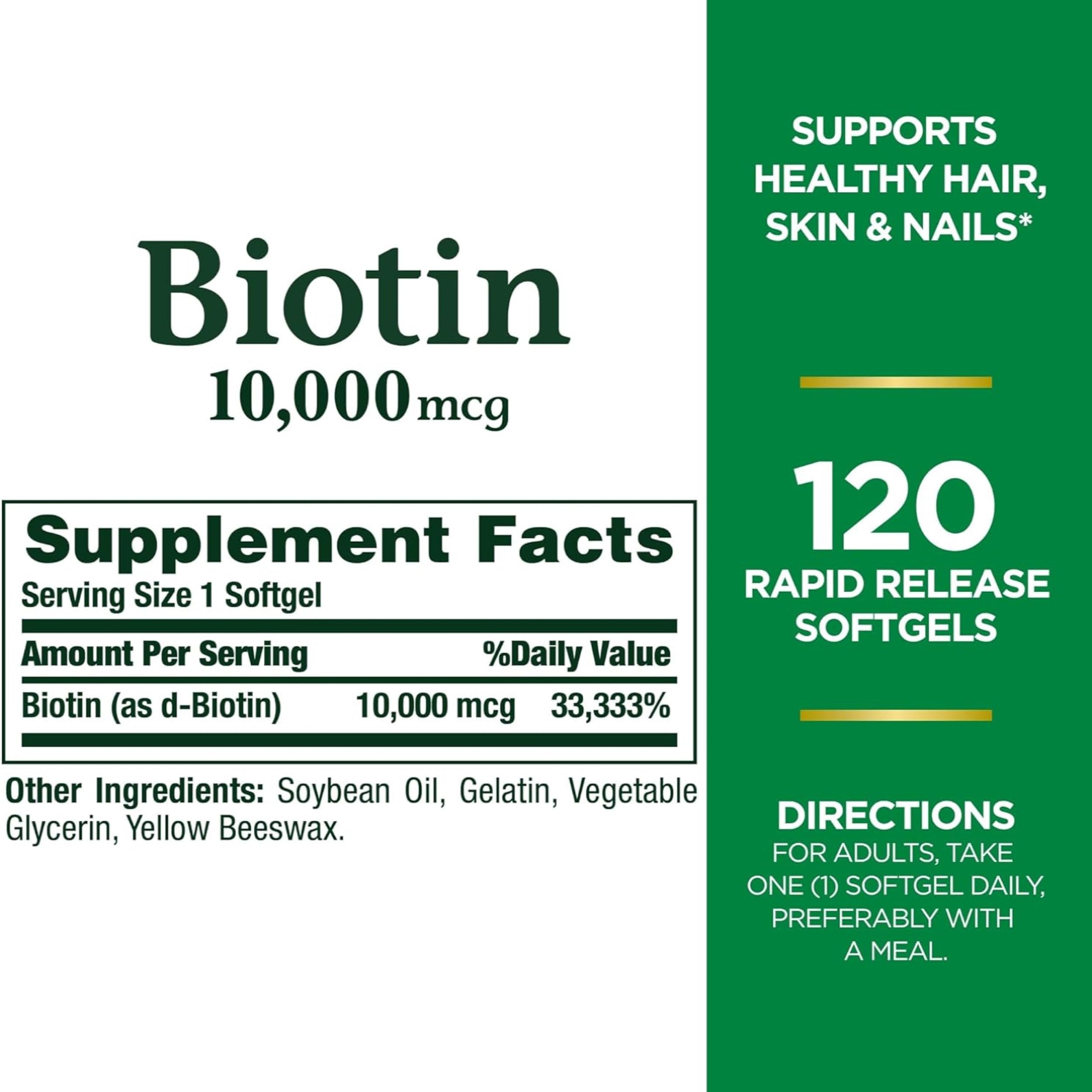 Nature's Bounty caja abierta con softgels visibles para ver el contenido del envase