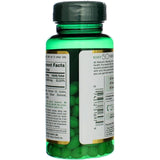 Nature's Bounty tabla nutricional y advertencias en la etiqueta para consulta rápida
