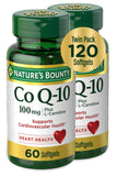 Nature's Bounty frasco frontal del producto mostrando soporte cardiovascular