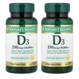 Nature's Bounty vista frontal del frasco con beneficios de suplementación rápida