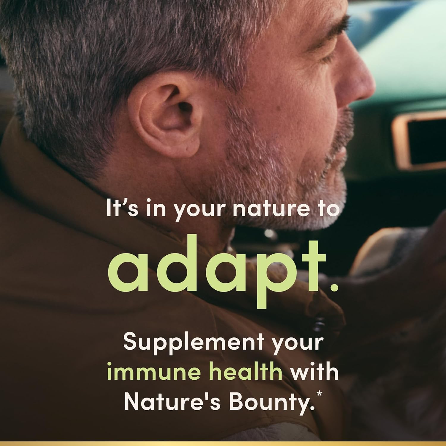 Nature's Bounty detalle de etiqueta con información de 1000 IU