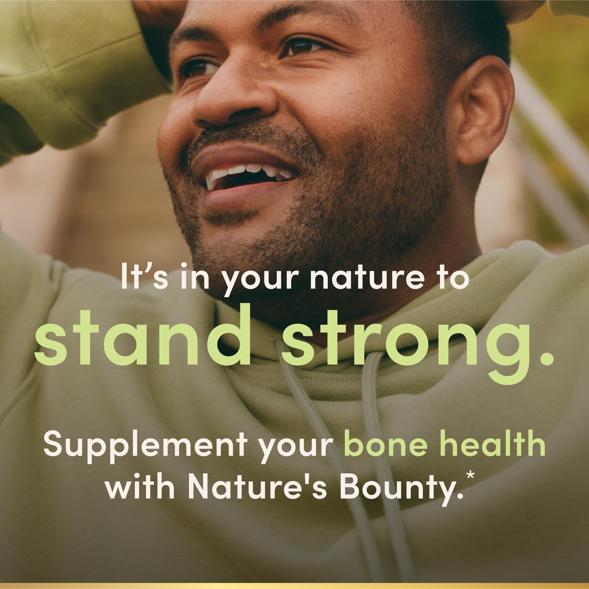 Nature's Bounty etiqueta con información nutricional y dosificación clara