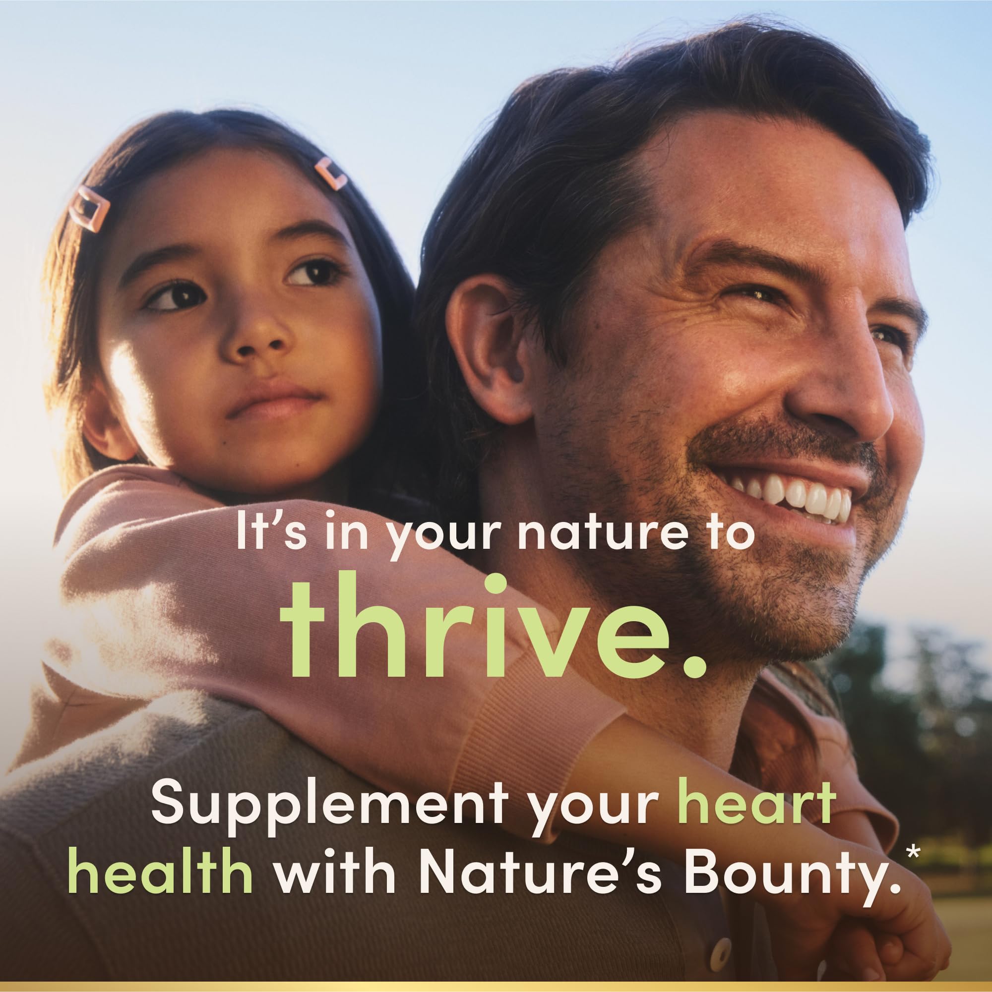 Nature's Bounty etiqueta con información nutricional y dosis por ración
