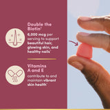 Nature's Bounty etiqueta nutricional con ingredientes clave visibles