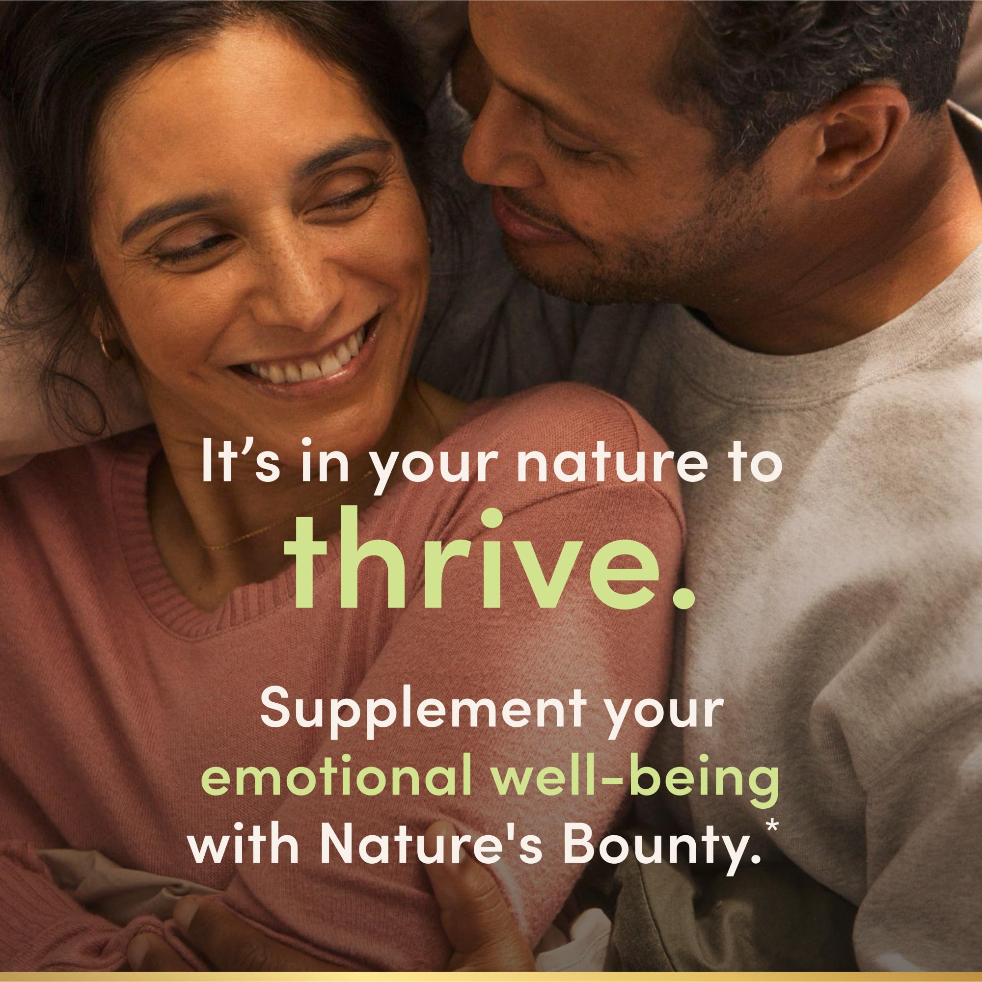 Nature's Bounty etiqueta con ingredientes y declaración de pureza