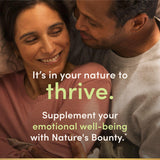 Nature's Bounty etiqueta con ingredientes y declaración de pureza