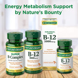 Nature's Bounty etiqueta con ingredientes y beneficios de pureza