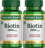 Nature's Bounty frasco frontal mostrando el label y beneficios visibles