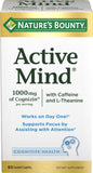 Nature's Bounty frasco principal mostrando 60 tabletas y claridad mental