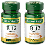 Nature's Bounty frasco frontal del pack doble con beneficios de conveniencia