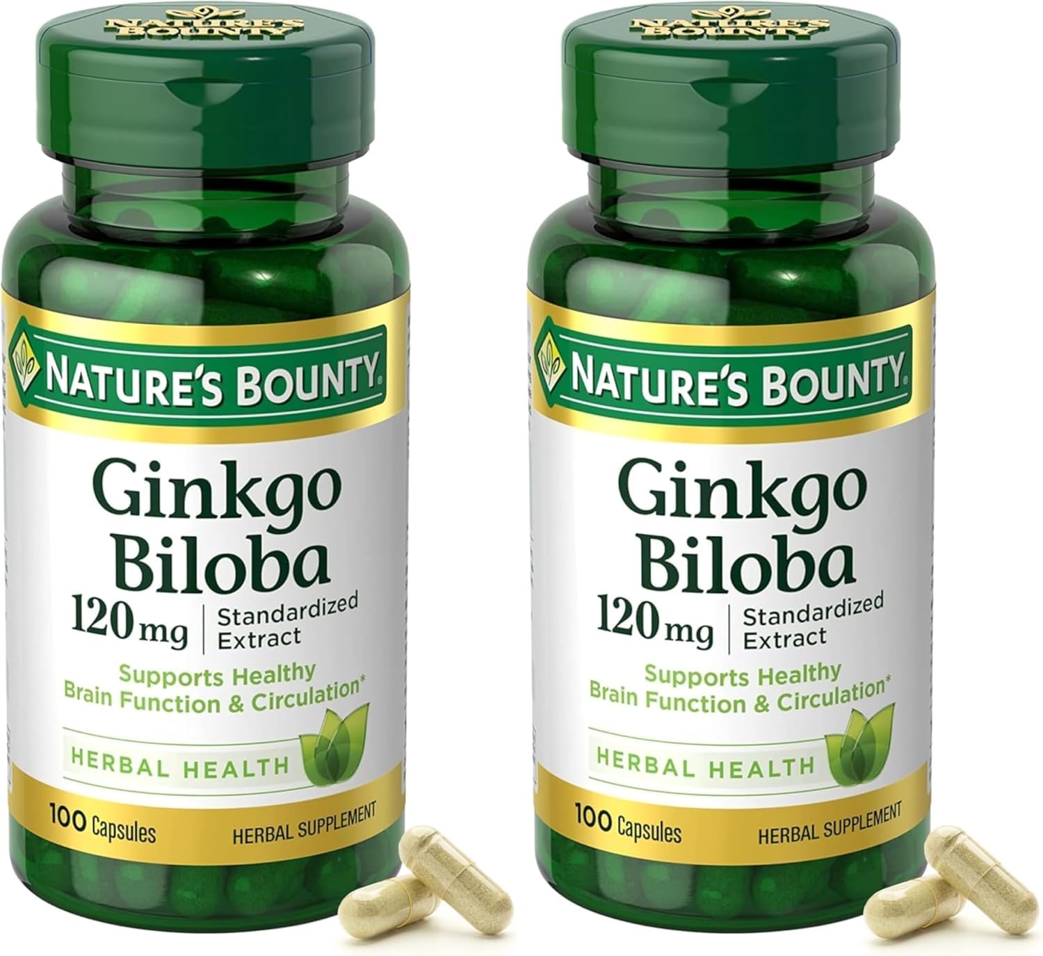 Nature's Bounty frasco frontal mostrando etiqueta clara y calidad
