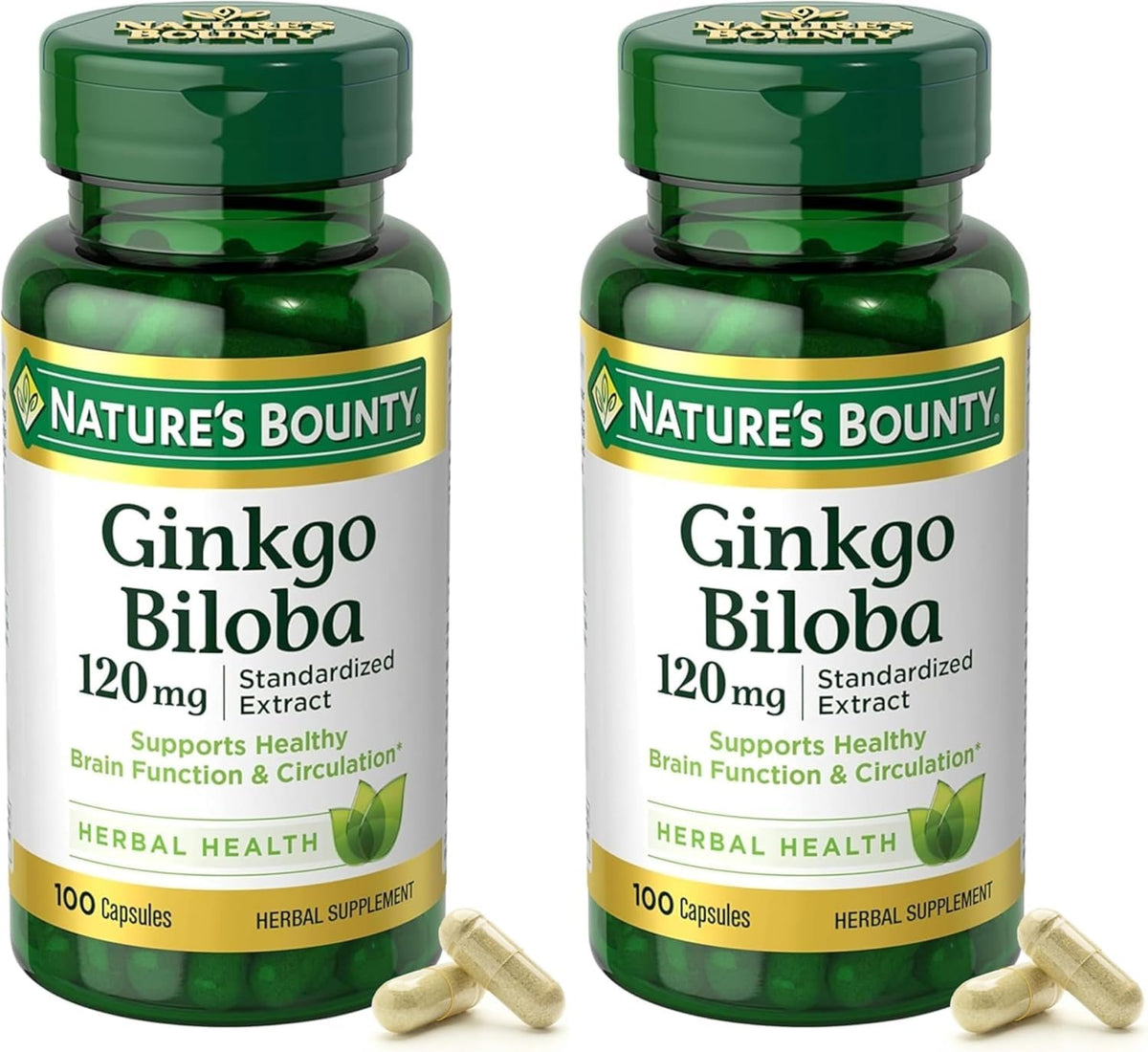 Nature's Bounty frasco frontal mostrando etiqueta clara y calidad