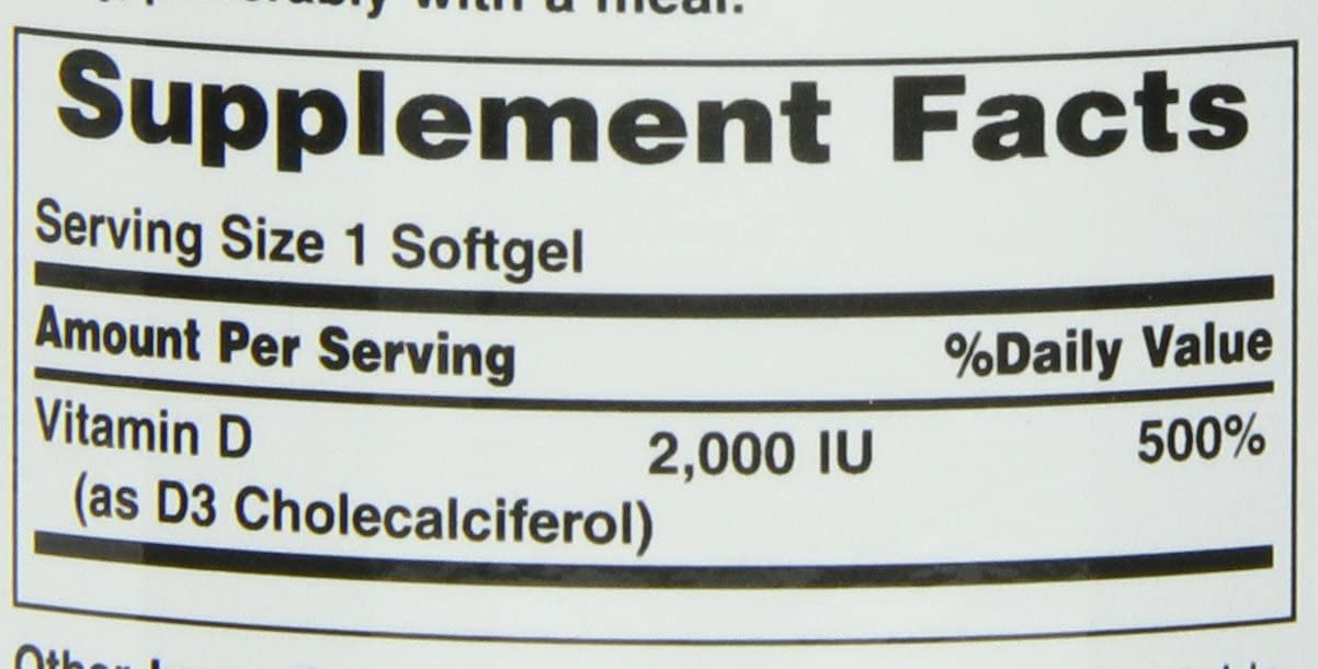 Nature's Bounty varias softgels dentro del frasco listas para consumo diario