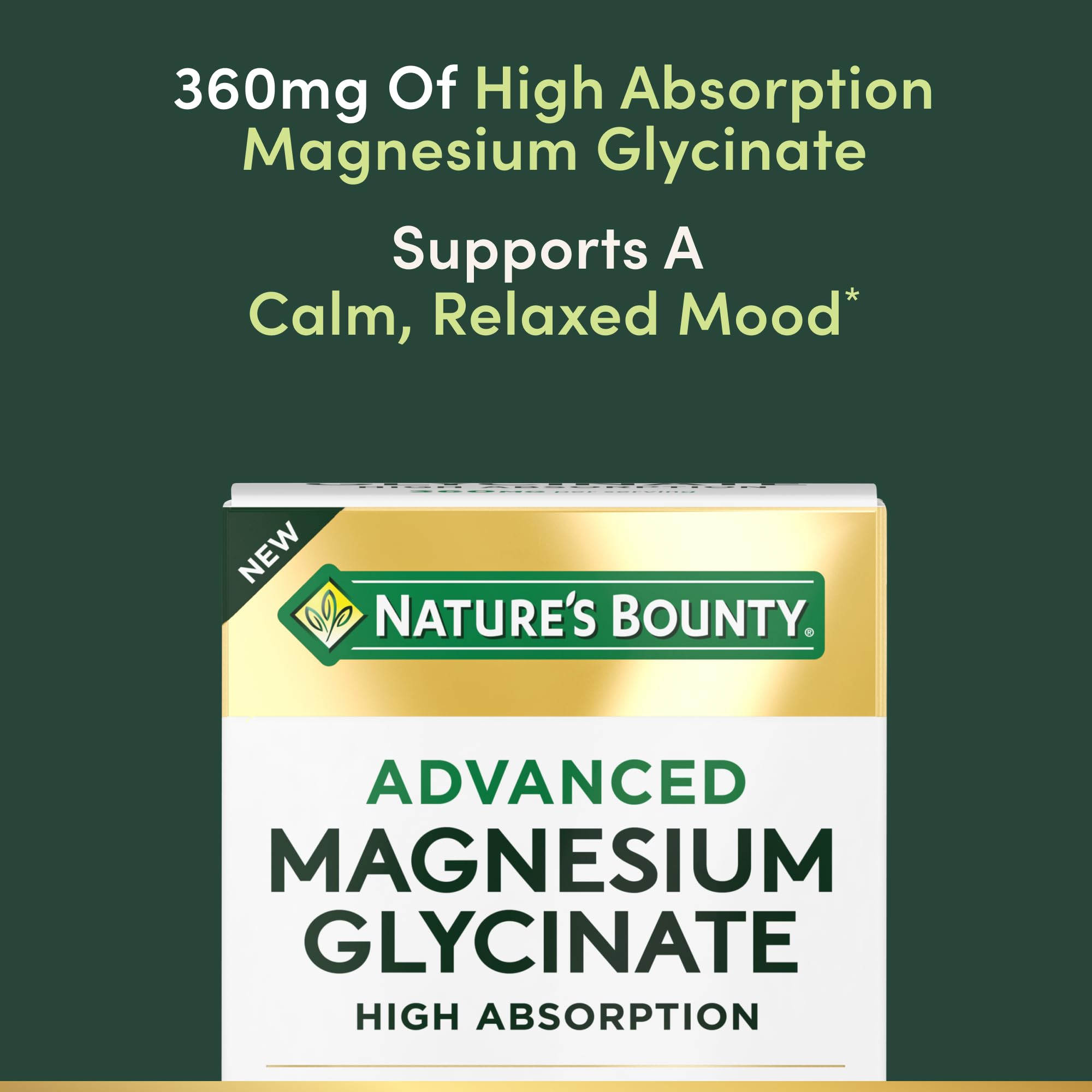 Nature's Bounty detalle de la superficie de la cápsula para percepción de calidad