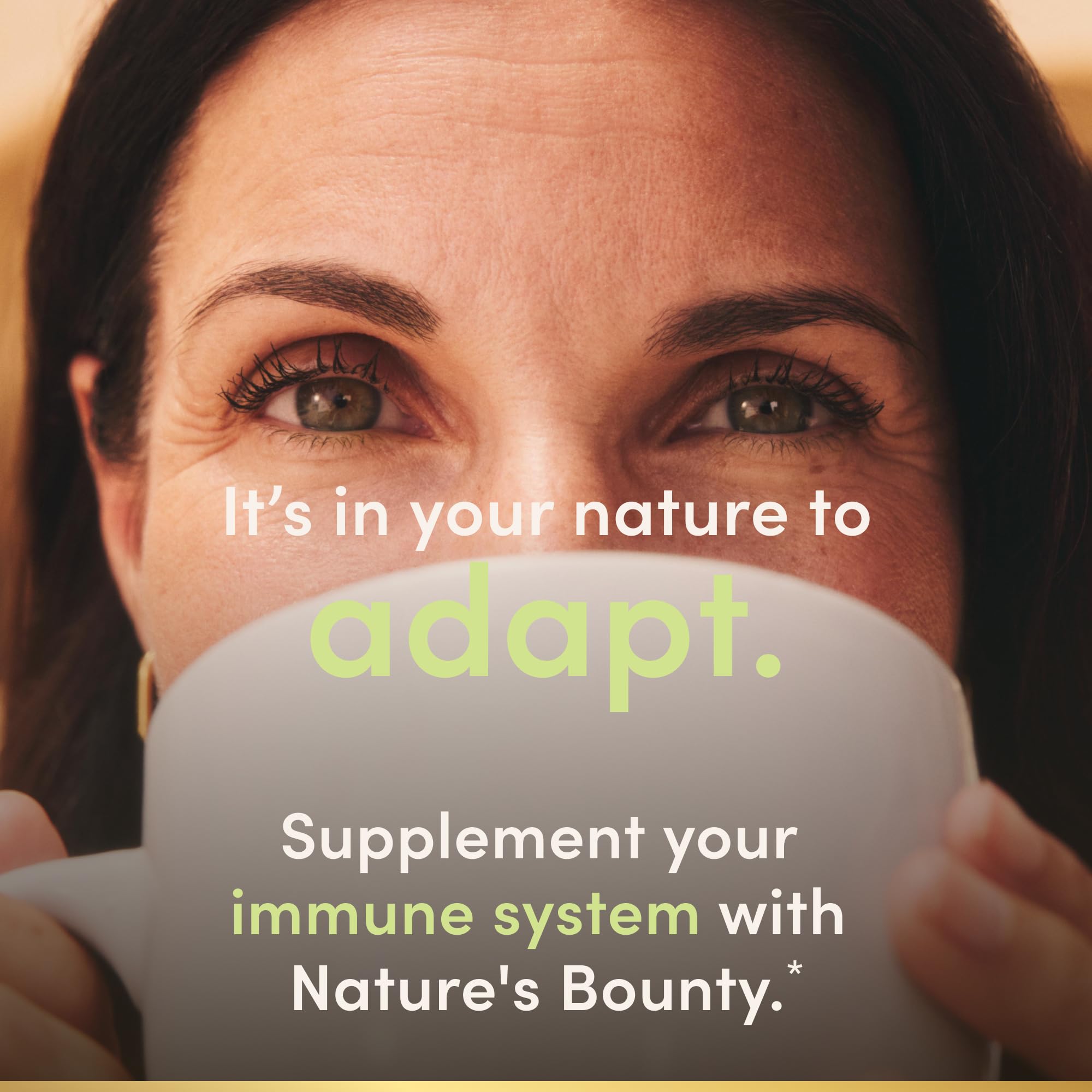 Nature's Bounty producto sobre mesa en rutina diaria para conveniencia