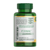 Nature's Bounty etiqueta nutricional detallada para ver dosis y ingredientes