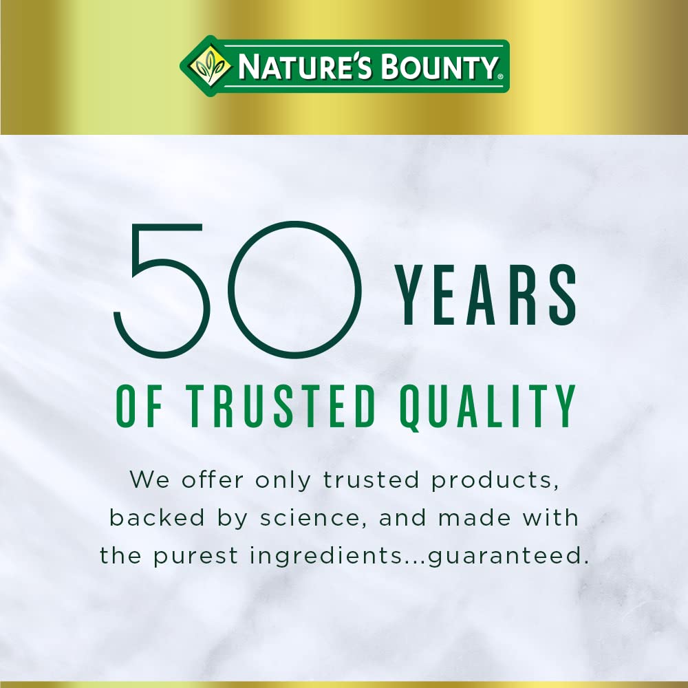 Nature's Bounty frascos en encimera de cocina, integración práctica en la rutina diaria