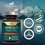 Nature's Choice persona tomando softgel, uso fácil y sin regusto