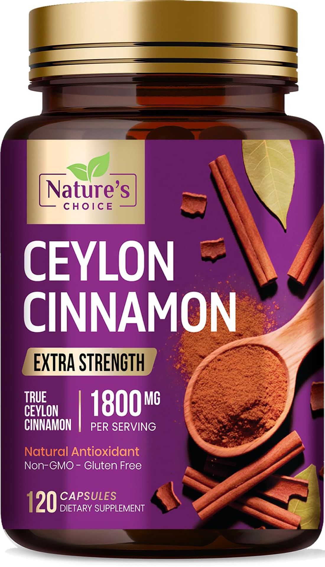 Nature's Choice frontal del envase mostrando cápsulas y beneficios