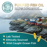 Nature's Choice ingredientes marinos ilustrados, origen y pureza verificada