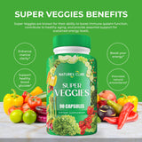 Nature's Core comparación de tamaño de cápsula para facilidad de ingestión