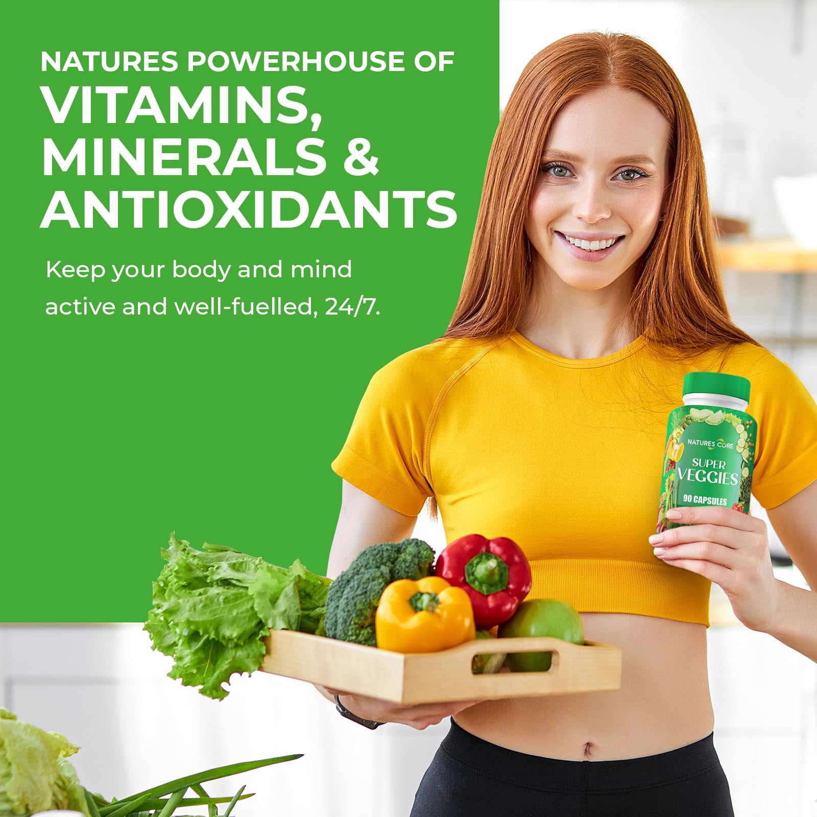 Nature's Core suplemento junto a desayuno para incluir en rutina diaria