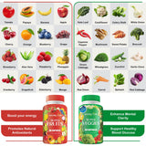 Nature's Core mezcla en polvo de frutas y verduras como fuente natural