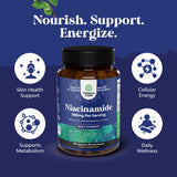 Natures Craft etiqueta de producto destacando información de 500 mg y pureza