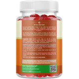 Escena de desayuno con gomas Natures Craft integradas en rutina matinal