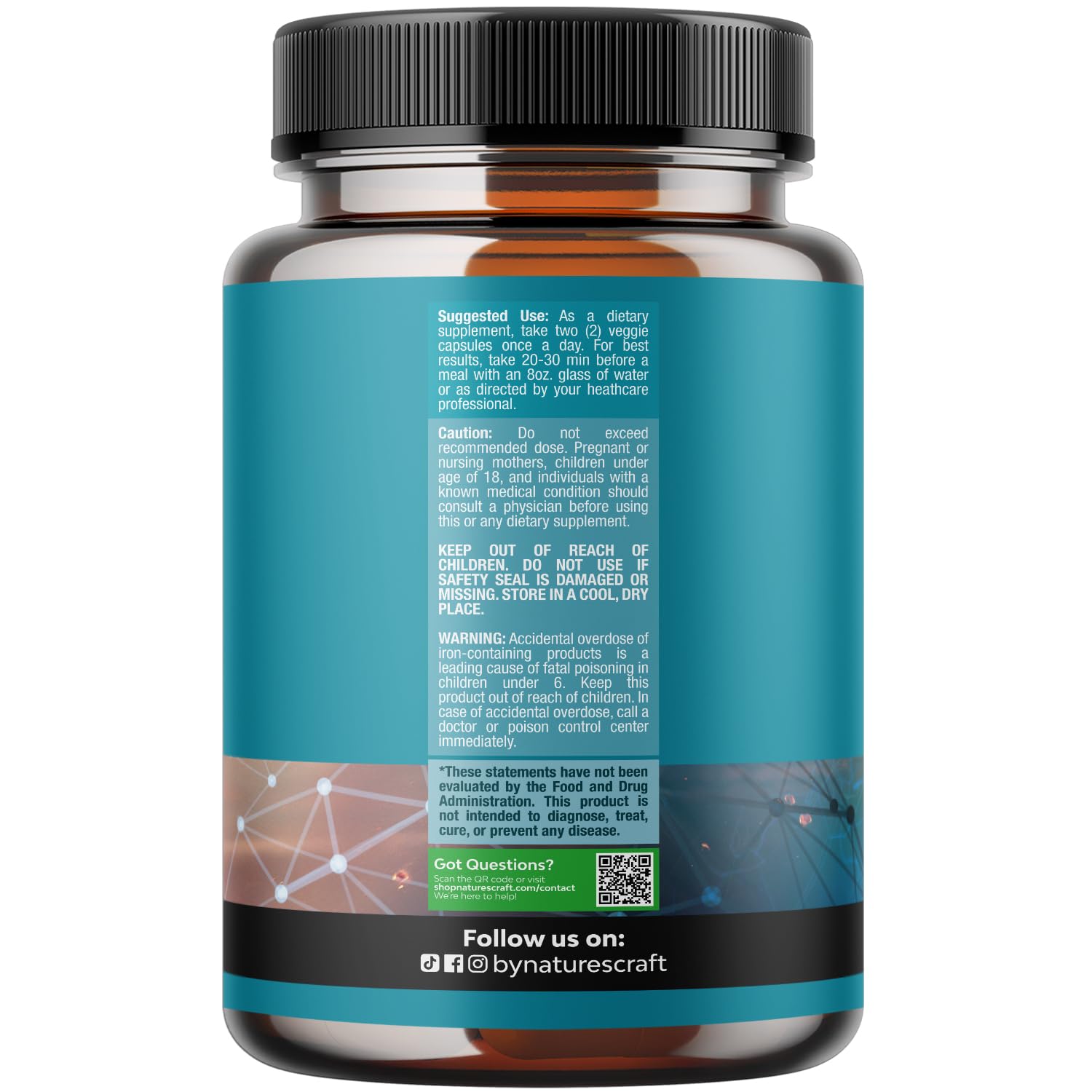 Natures Craft producto en ambiente de estudio simbolizando claridad mental