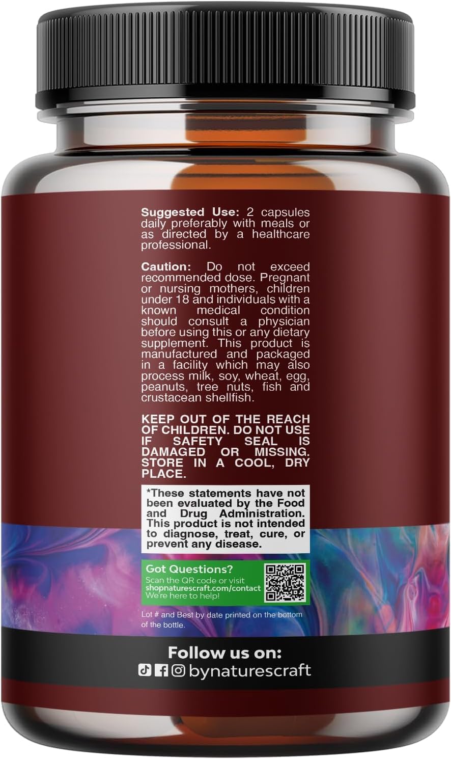 Natures Craft frasco en cocina promoviendo rutina diaria saludable