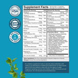 Natures Craft etiqueta con lista de nutrientes y dosis recomendada